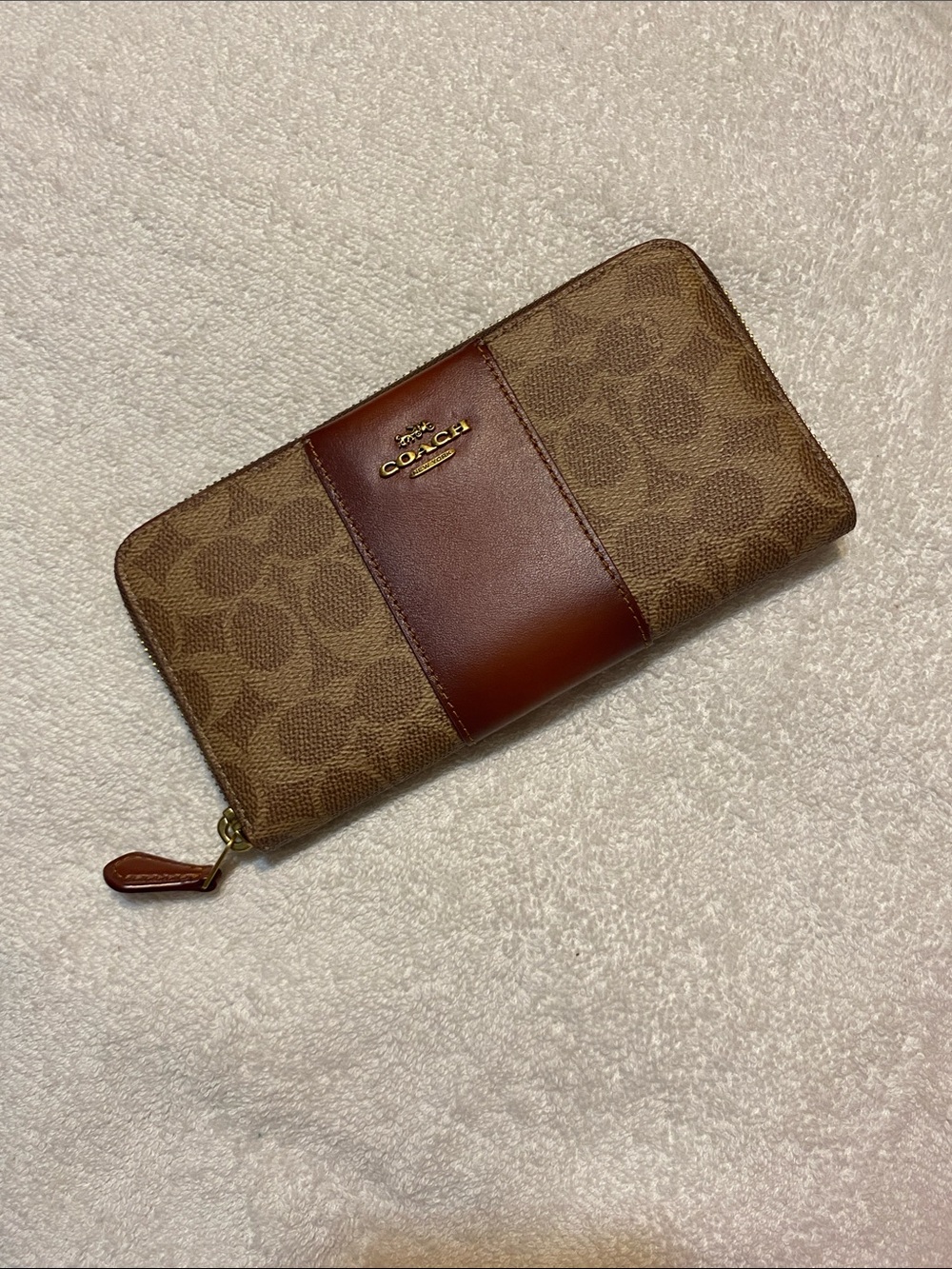 Coach Zip Around Wallet